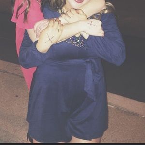 Altar’d State Navy Romper